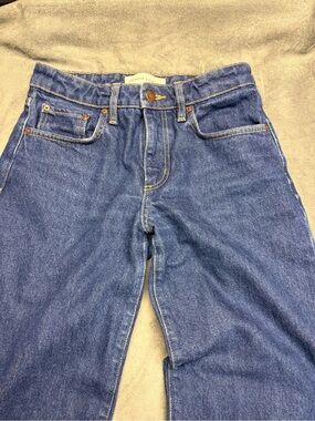 Denim Forum Farah High Rise Wide Leg Jeans - 25